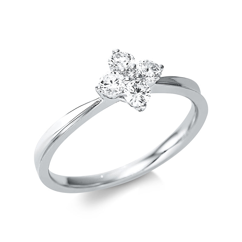 Modern Woman Ring Weißgold 18kt Ref-1CJ13