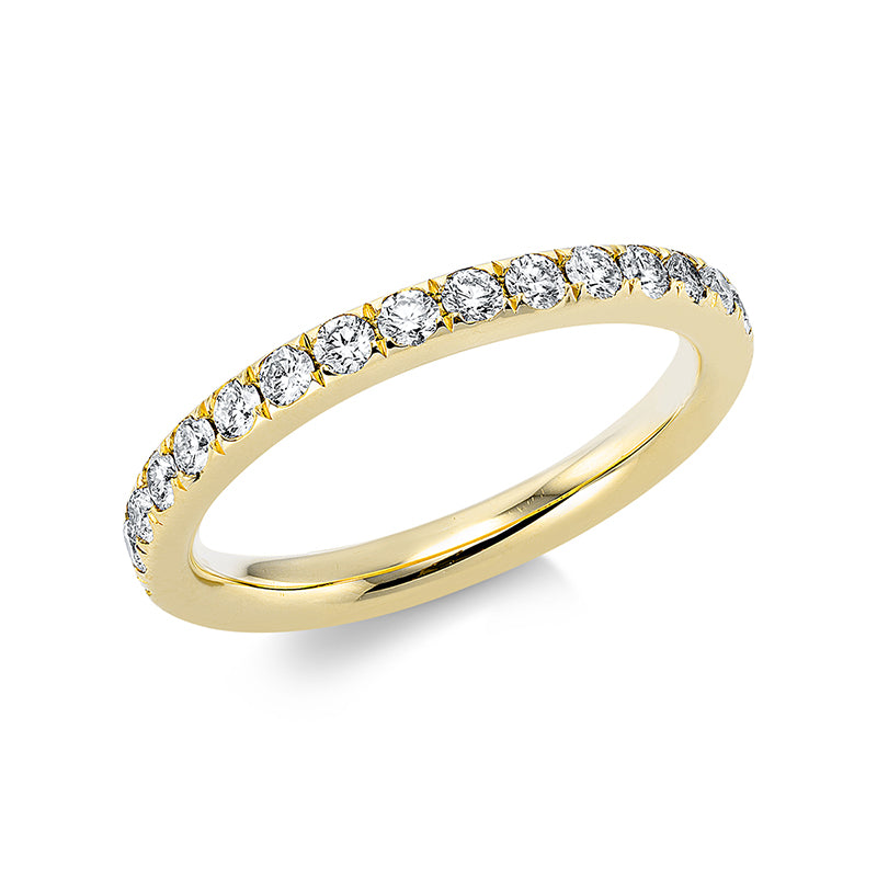 Memoire voll Ring Weißgold 18kt 0,84ct