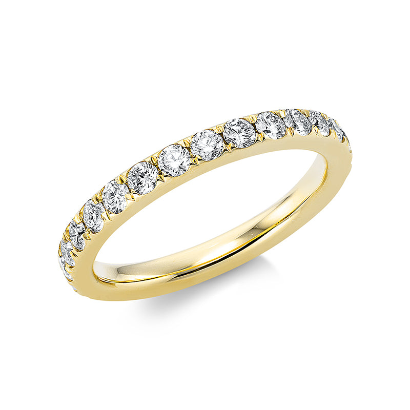 Memoire voll Ring Weißgold 18kt 1,1ct