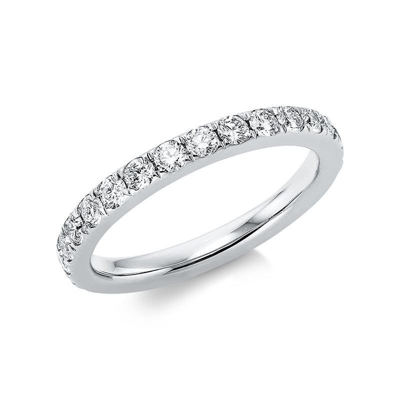 Memoire voll Ring Weißgold 18kt 1,1ct