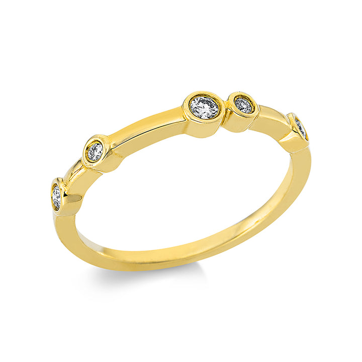 Modern Woman Ring Gelbgold 18kt Ref-1CM23