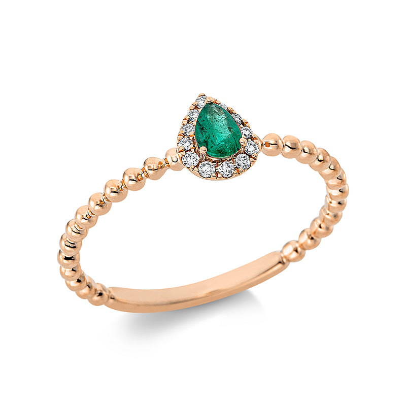 Farbstein Classic Ring Rotgold 18kt 0,05ct