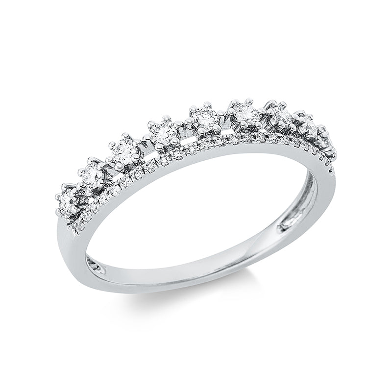 Modern Woman Ring Weißgold 18kt 0,33ct