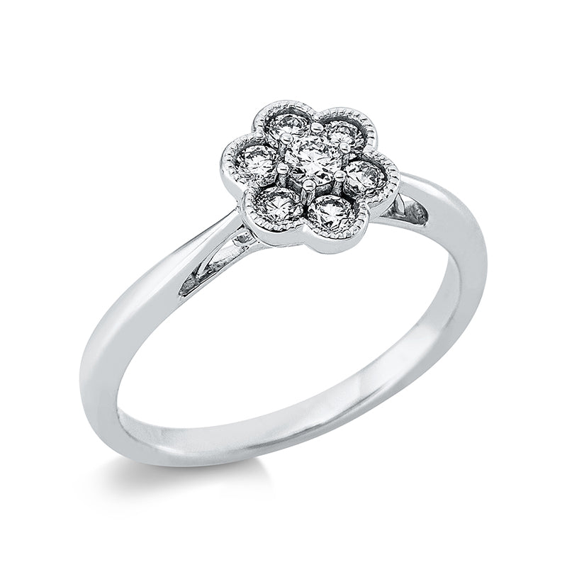 Modern Woman Ring Weißgold 18kt Ref-1CN25