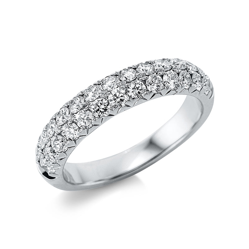 Pavé Ring Weißgold 18kt Ref-1CO97