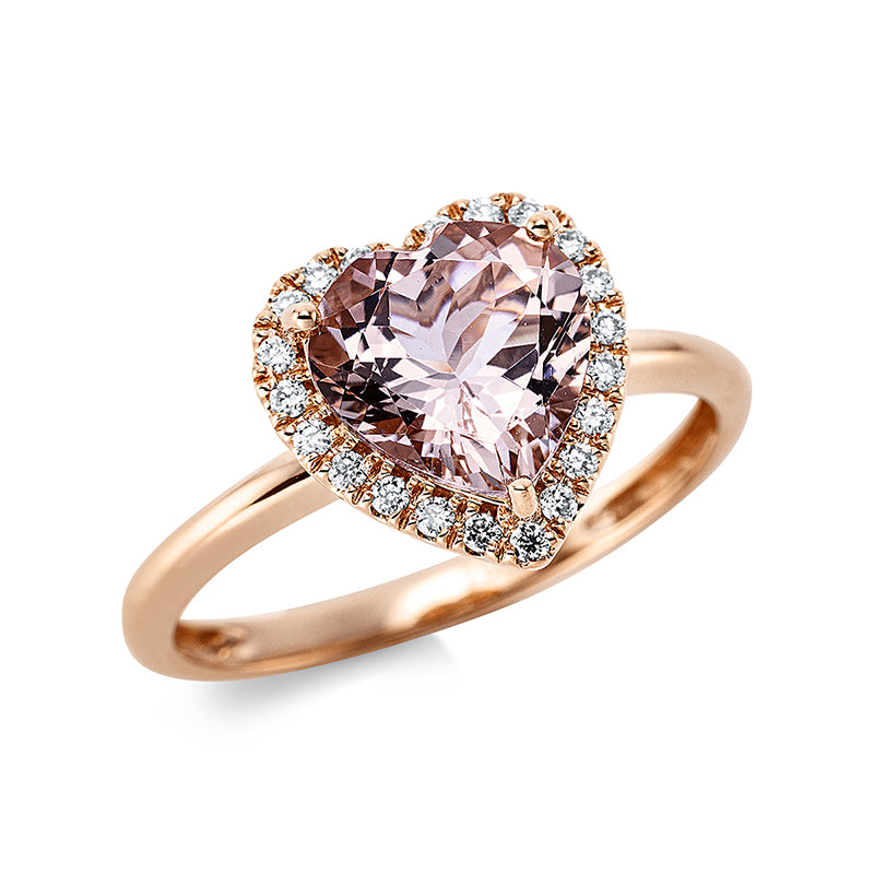 Herz Ring Rotgold 18kt Ref-1CP06