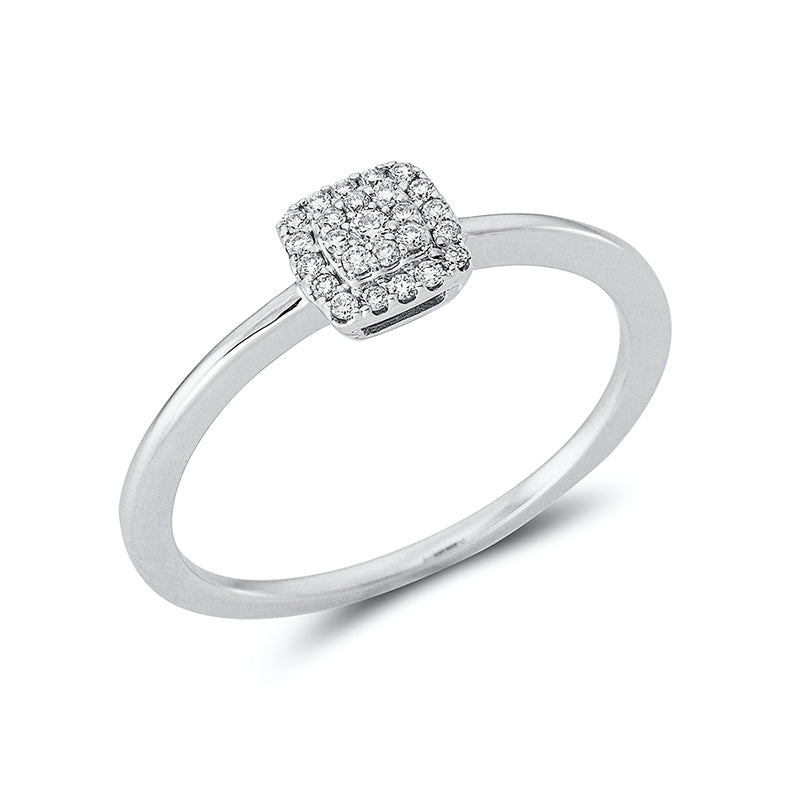 Illusion Classic Ring Weißgold 14kt Ref-1CP08