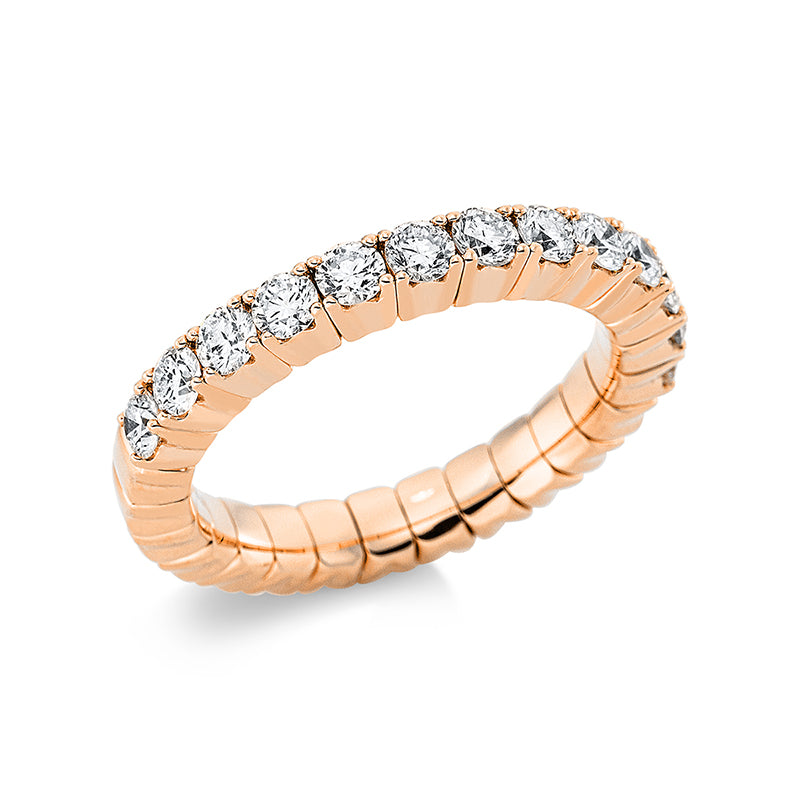 Flex Ring Rotgold 14kt 0,97ct
