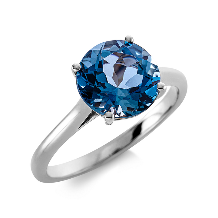 Farbstein Fashion Ring Weißgold 18kt Ref-1CQ70