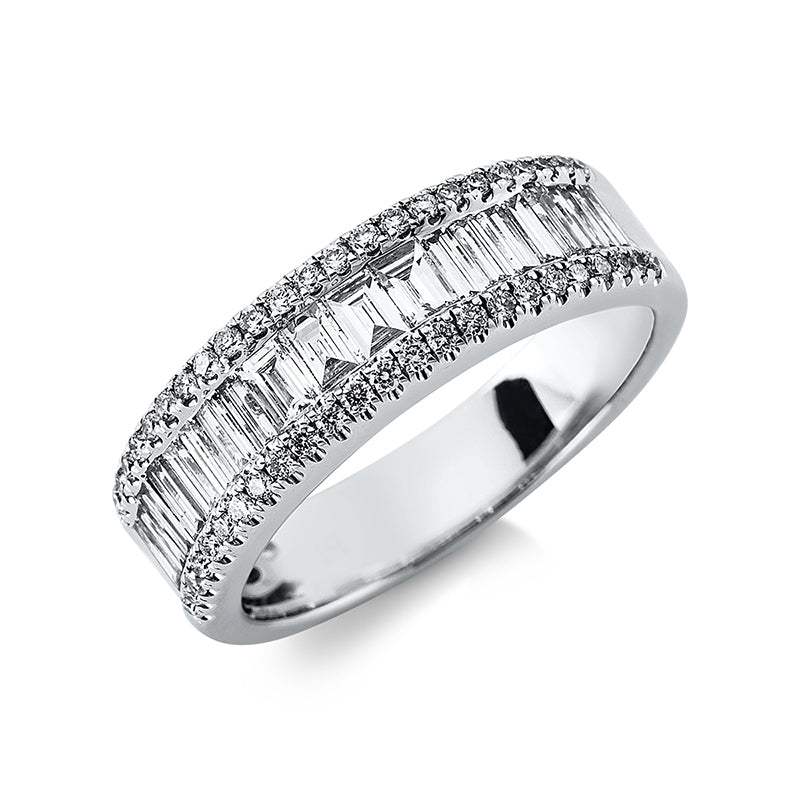 Baguette Ring Weißgold 18kt 0,93ct