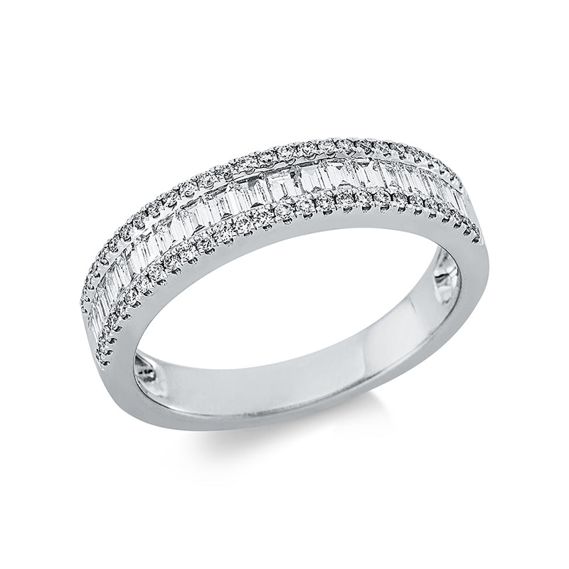 Baguette Ring Weißgold 18kt 0,65ct