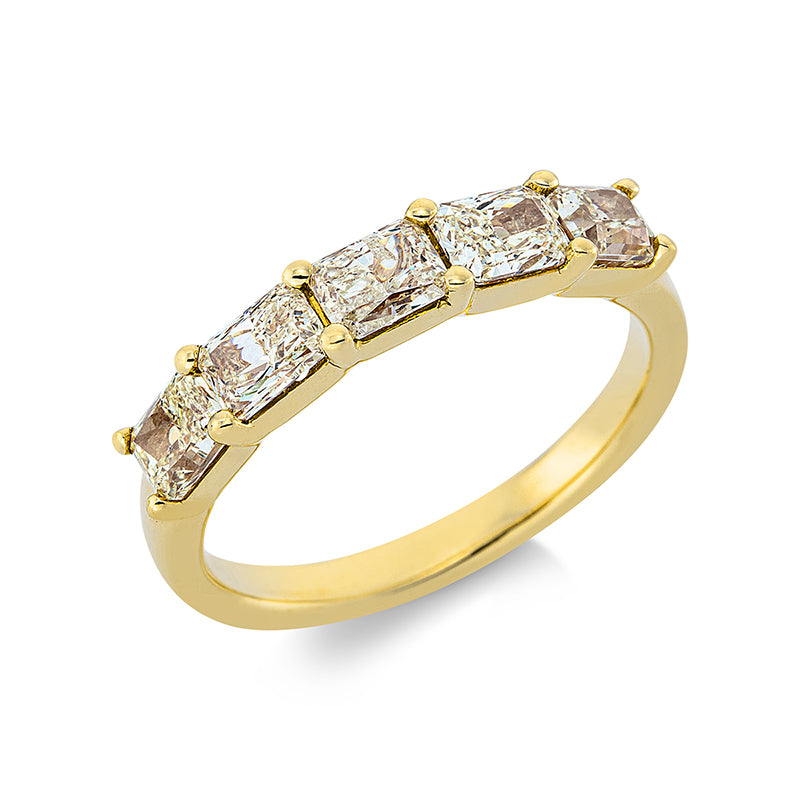 Farbiger Diamant Ring Gelbgold 18kt 1,65ct