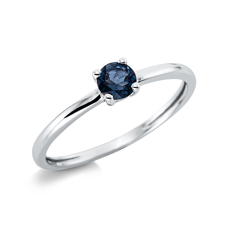 Farbstein Fashion Ring Weißgold 18kt Ref-1DC34