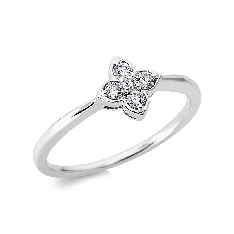 Modern Woman Ring Weißgold 18kt Ref-1DH52