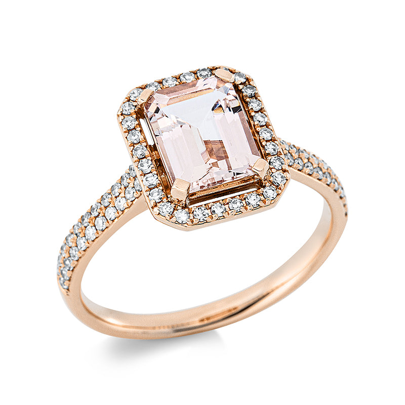 Farbstein Fashion Ring Rotgold 18kt Ref-1DI14