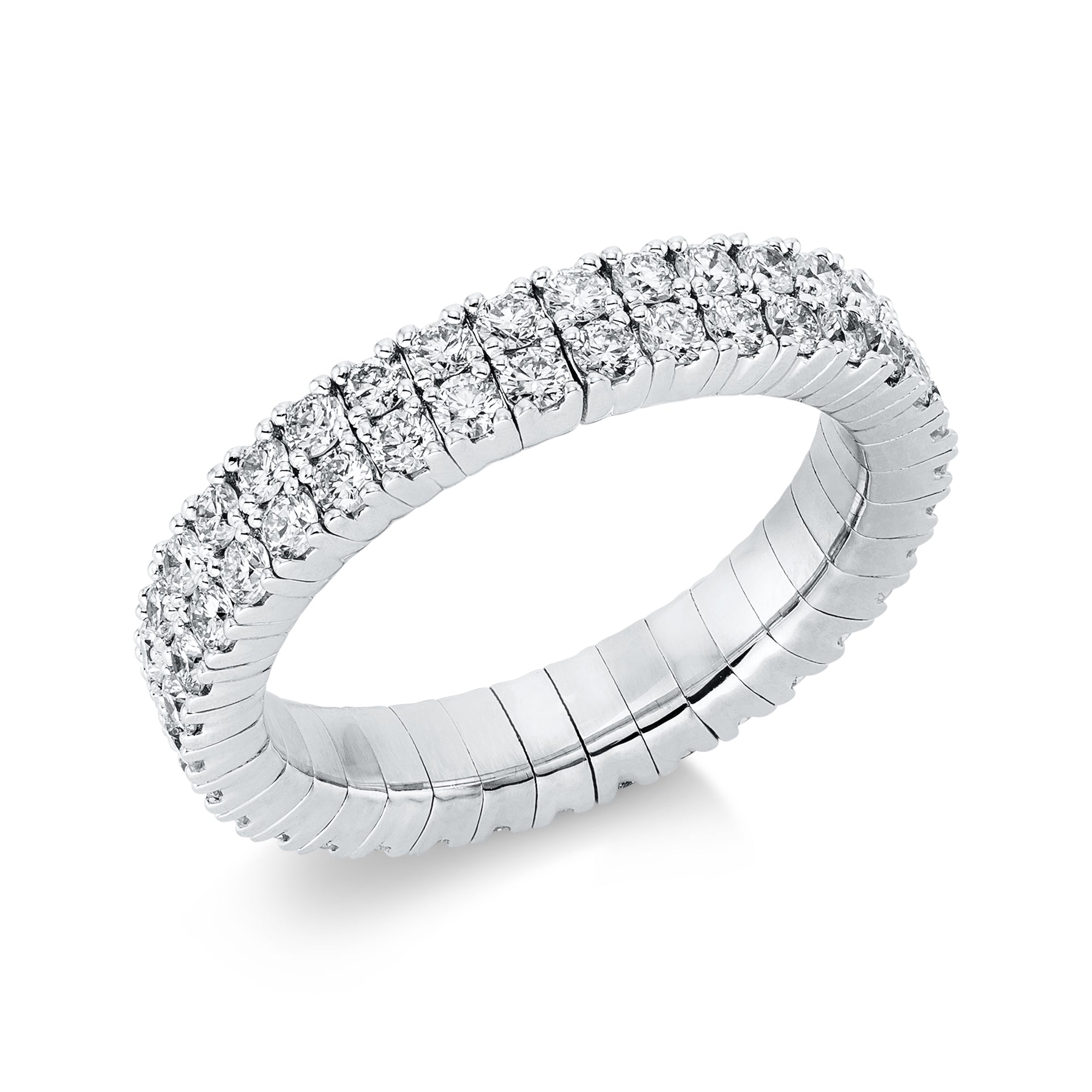 Flex Ring "Endless II" in Weißgold