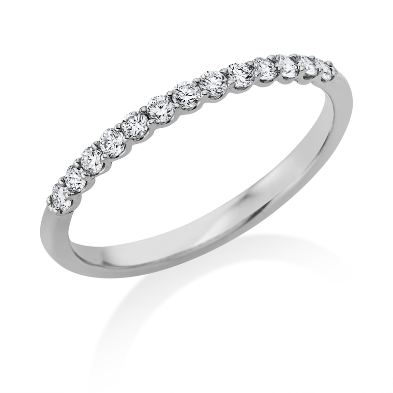Memoire halb Ring Weißgold 18kt Ref-1DK48