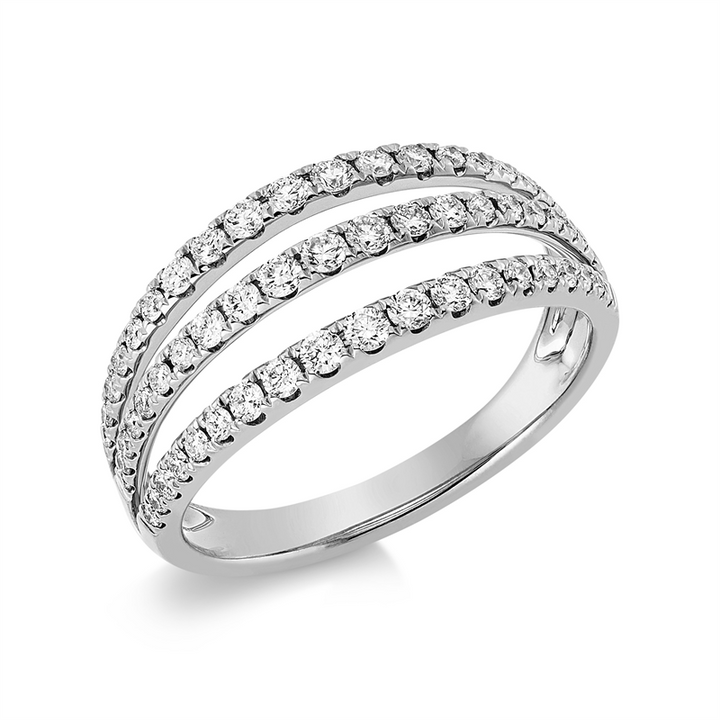 Modern Woman Ring Weißgold 18kt Ref-1DL54