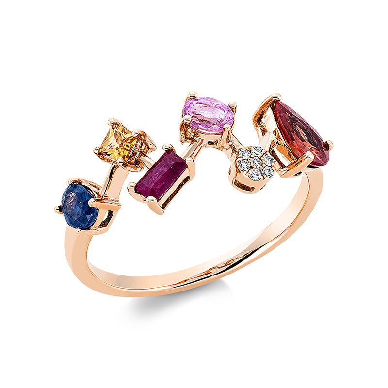 Farbstein Classic Ring Rotgold 18kt 0,03ct