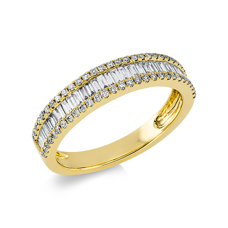 Baguette Ring Gelbgold 18kt Ref-1DT65