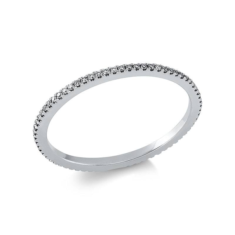Memoire voll Ring Weißgold 18kt Ref-1DT82