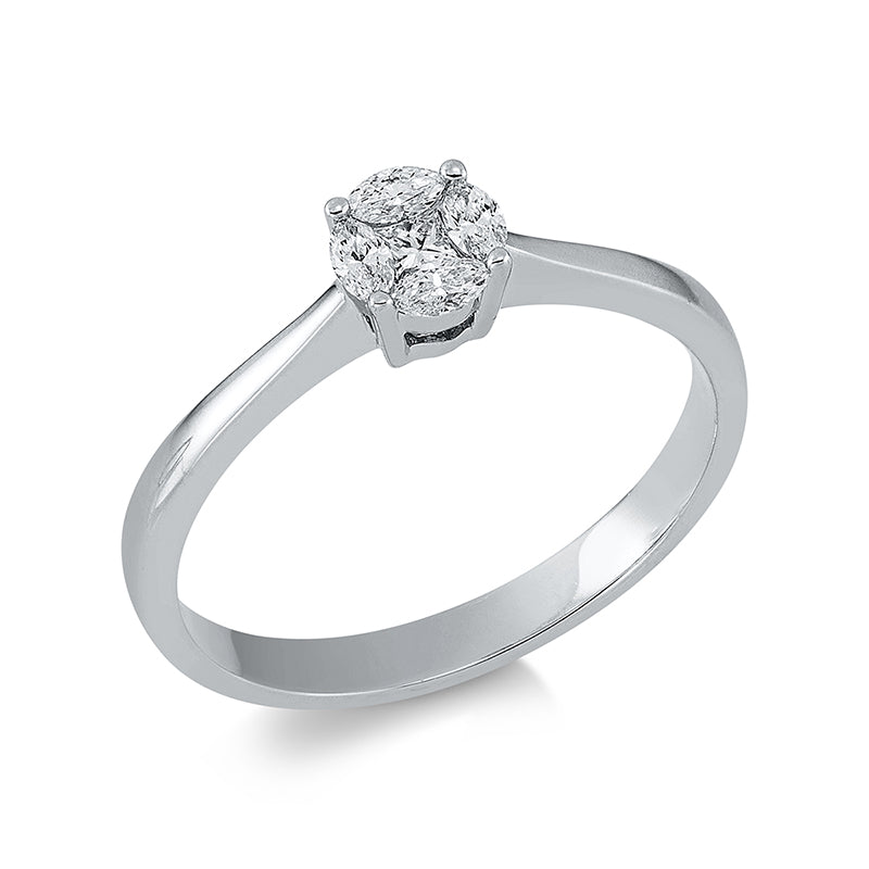 Illusion Classic Ring Weißgold 18kt Ref-1DT97