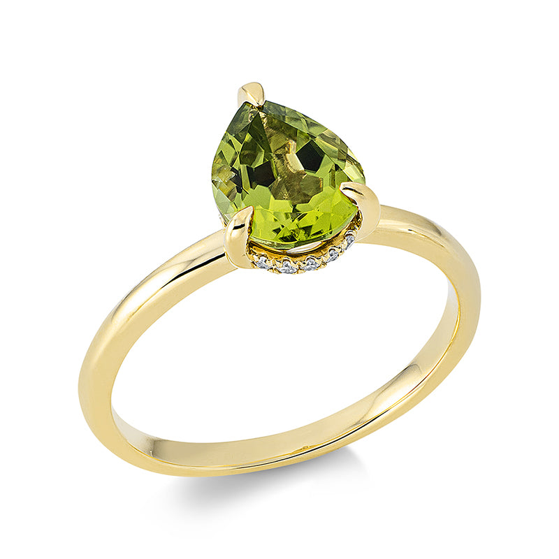 Farbstein Fashion Ring Gelbgold 18kt Ref-1DU55