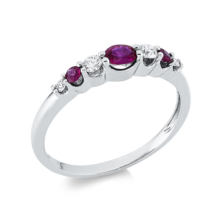 Farbstein Classic Ring Weißgold 18kt Ref-1DY98