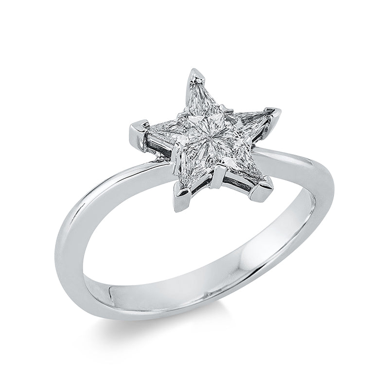 Symbol Ring Weißgold 18kt 0,4ct