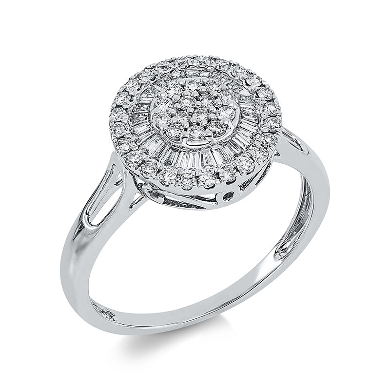 Baguette Ring Weißgold 18kt 0,49ct