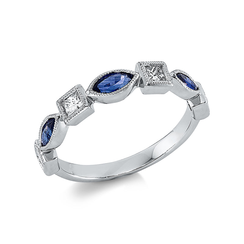 Farbstein Classic Ring Weißgold 18kt 0,33ct