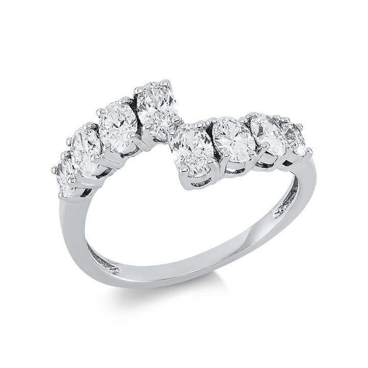 Exklusiv Ring Weißgold 18kt Ref-1EN68