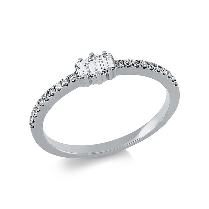 Baguette Ring Weißgold 18kt Ref-1EQ57