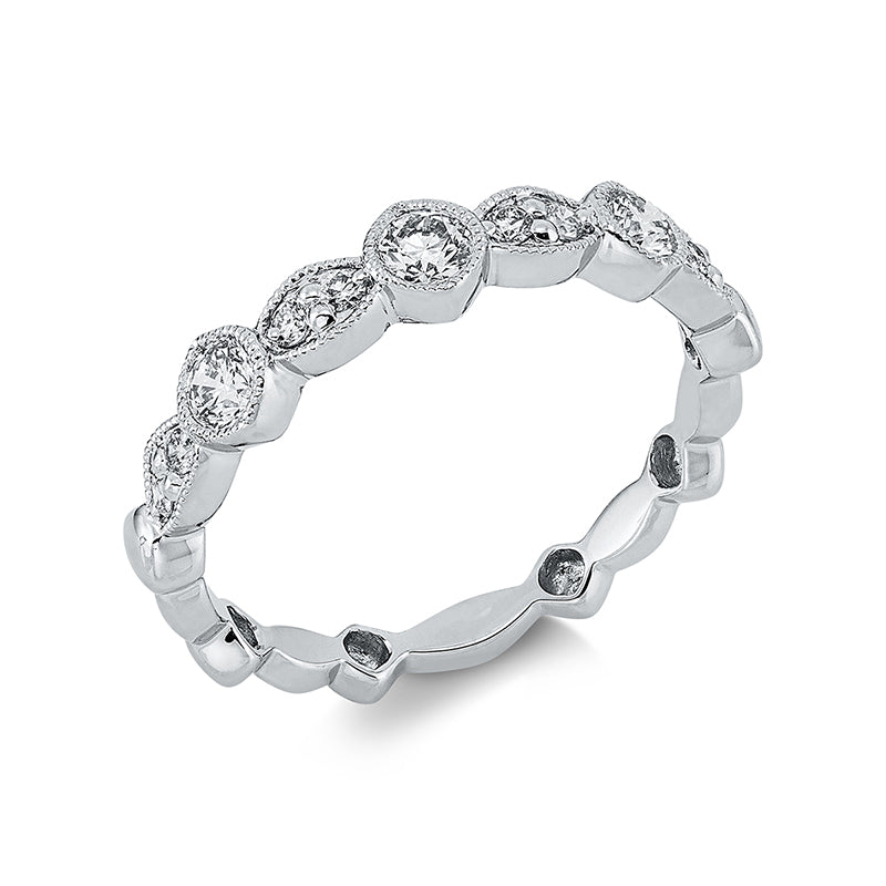 Modern Woman Ring Weißgold 18kt 0,41ct