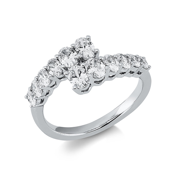 Exklusiv Ring Weißgold 18kt Ref-1ES96