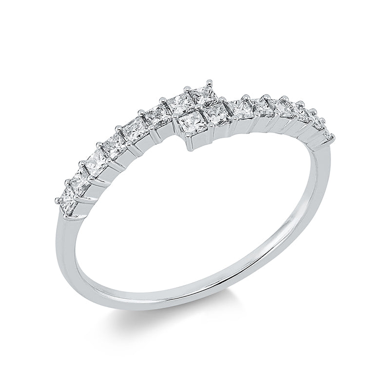 Baguette Ring Weißgold 18kt 0,33ct