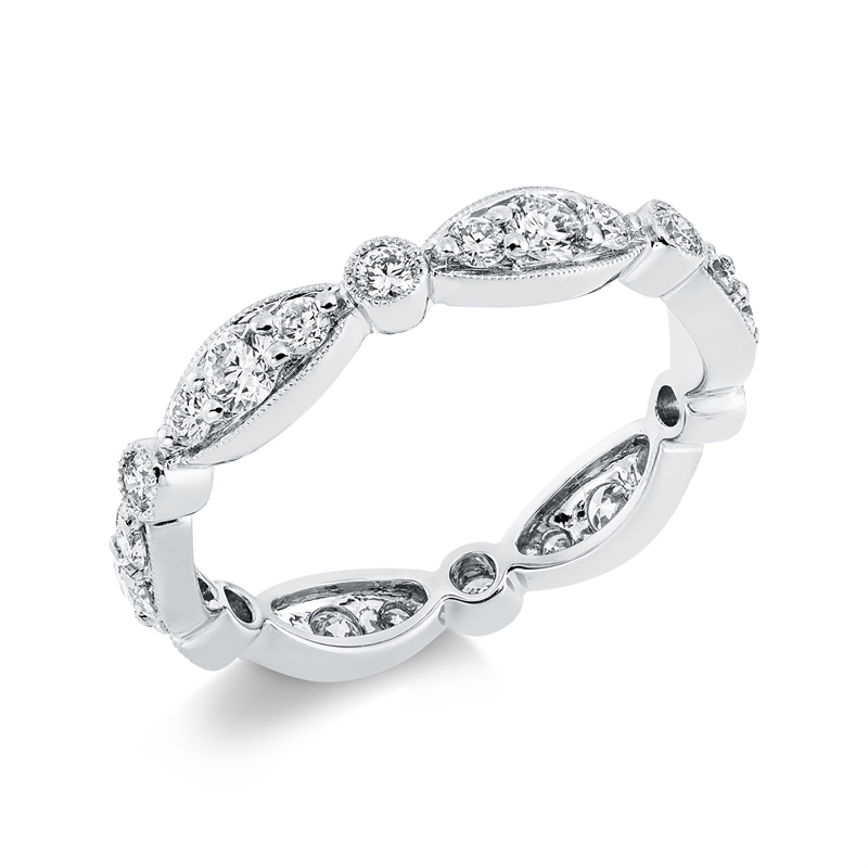 Modern Woman Ring Weißgold 18kt Ref-1FC37