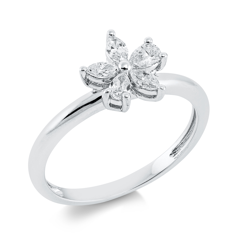 Modern Woman Ring Weißgold 18kt Ref-1FC90