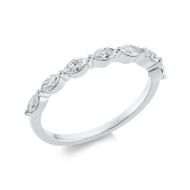 Memoire halb Ring Weißgold 18kt Ref-1FC93