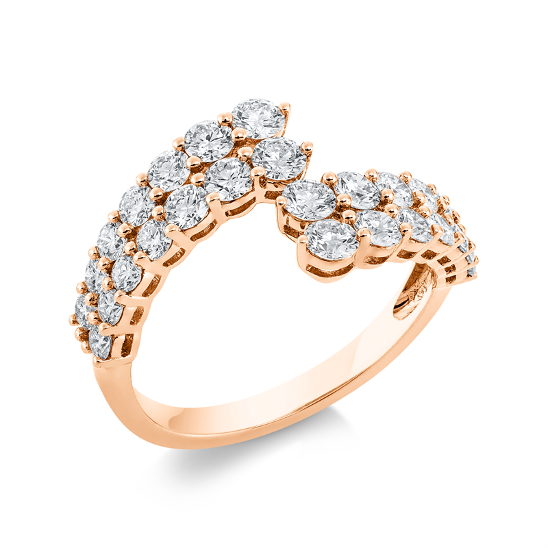 Exklusiv Ring Weißgold 18kt 1,56ct