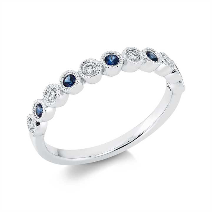 Farbstein Classic Ring Weißgold 18kt Ref-1FE07