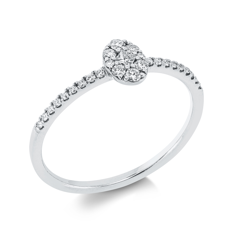 Illusion Classic Ring Weißgold 18kt Ref-1FF70