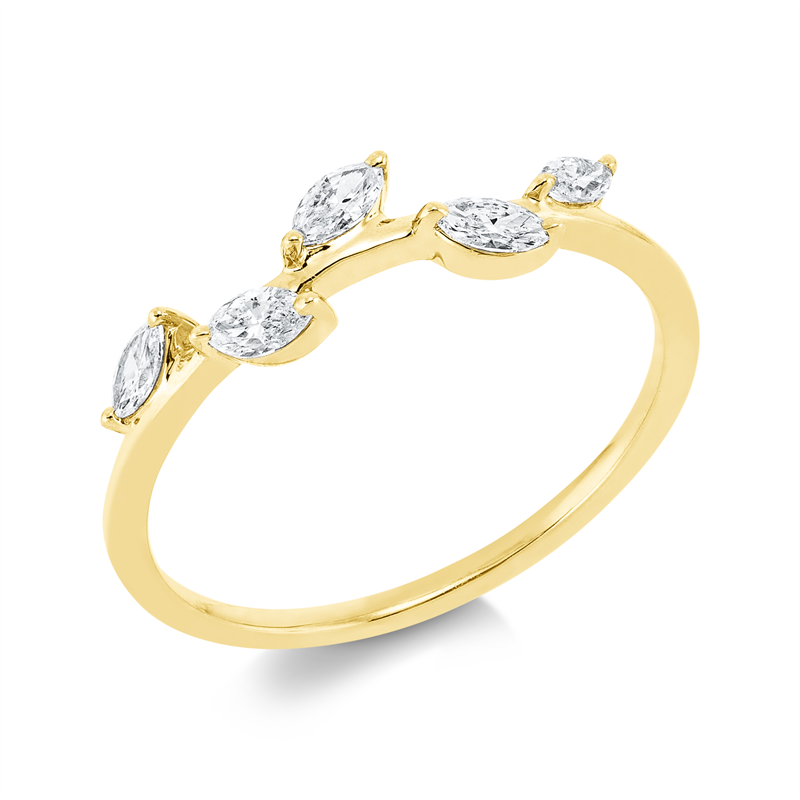 Modern Woman Ring Gelbgold 18kt Ref-1FH50
