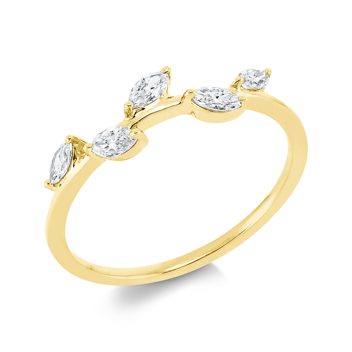 Modern Woman Ring Gelbgold 18kt Ref-1FH50