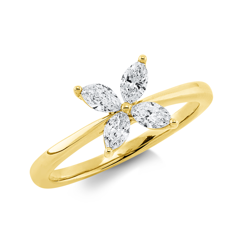 Modern Woman Ring Weißgold 18kt 0,41ct