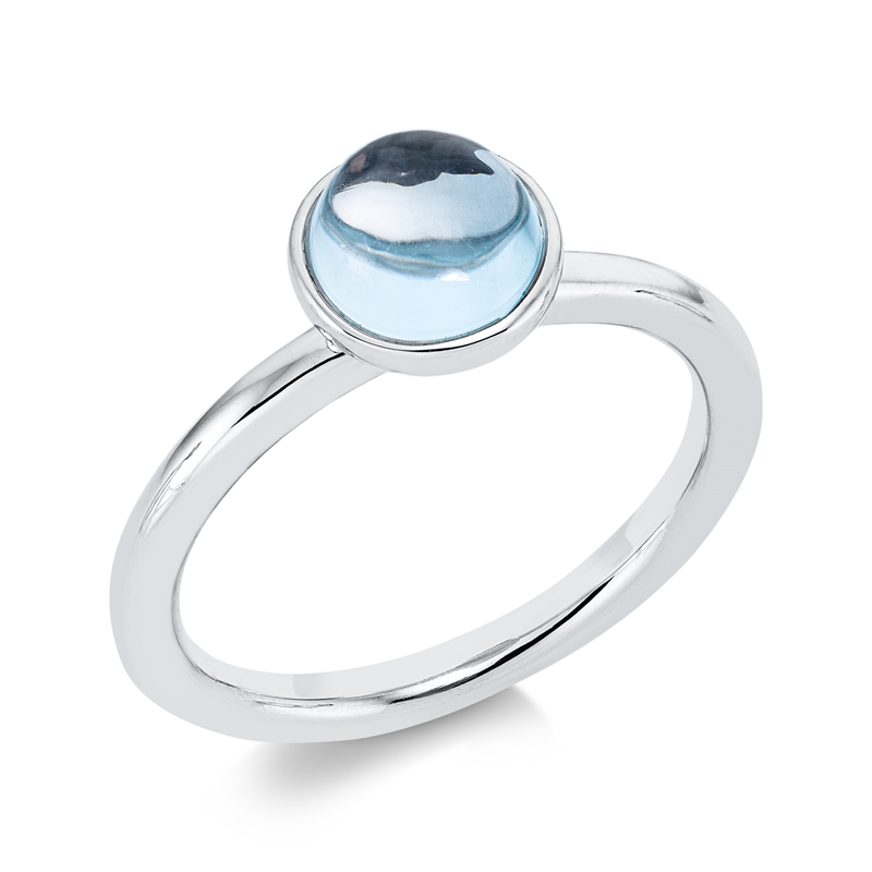 Farbstein Fashion Ring Weißgold 18kt Ref-1FP85