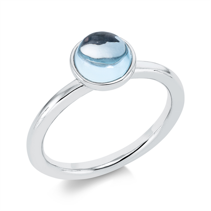 Farbstein Fashion Ring Weißgold 18kt Ref-1FP85