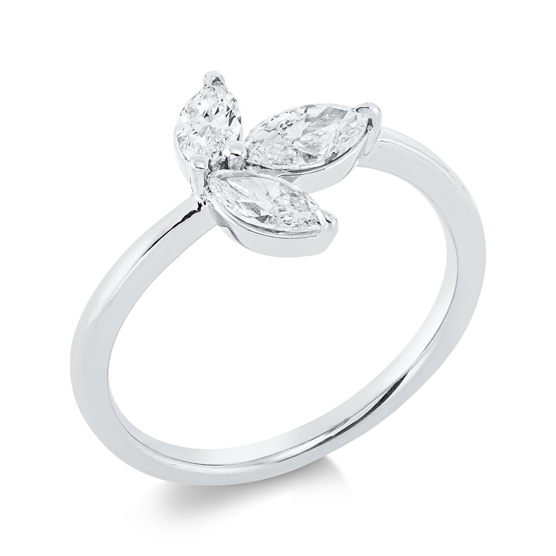 Modern Woman Ring Weißgold 18kt Ref-1FX41