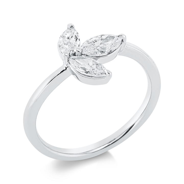 Modern Woman Ring Weißgold 18kt Ref-1FX41