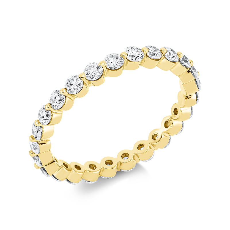 Memoire voll Ring Weißgold 18kt 1,12ct
